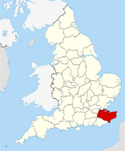 ملف:Kent UK locator map 2010.svg - المعرفة