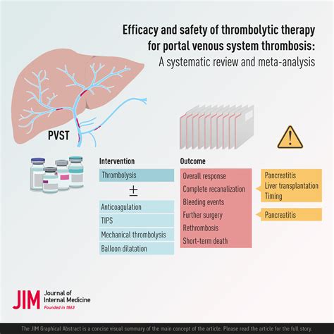 Efficacy and safety of thrombolytic therapy for portal venous system ...