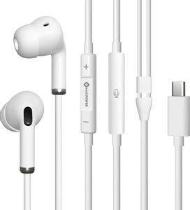 MAK POWER Type-C Wired Earphone, Premium HD Audio, 120 cm Tangle-Free ...