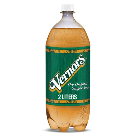 Vernors Caffeine Free Ginger Ale Soda Bottle 2L Oldest U.S. Ginger Soda ...