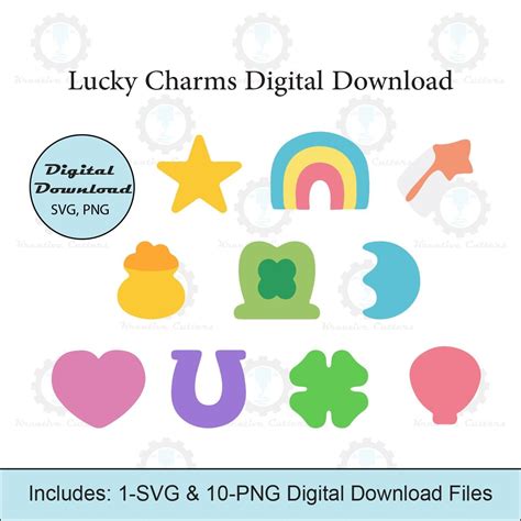 Lucky Charms Clipart | PNG / SVG Digital Download - Etsy | Clip art ...