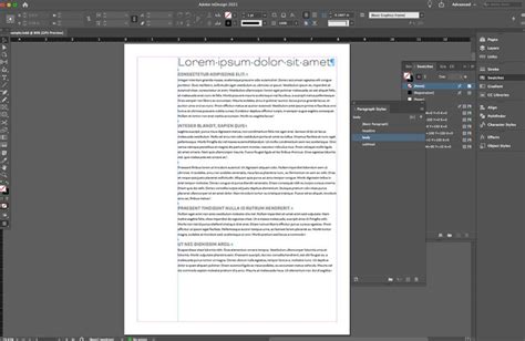 Image result for Paragraph Styles InDesign