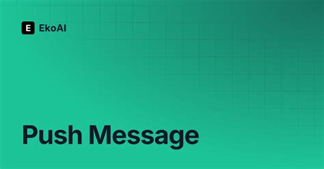 Push Message 的图像结果