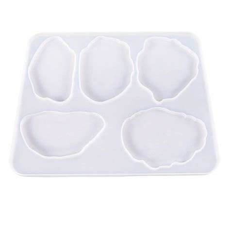 FunPa DIY Jewellery Resin Casting Art Craft Mold with 5 Large Size ...