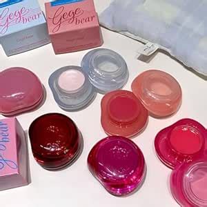Buy Gege Bear Glossy Lip Tint & Cheek Blush | Lightweight Jelly Blush ...