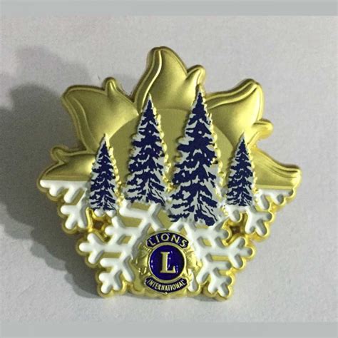 Lions Clubs International Metal Lapel Pin Environment