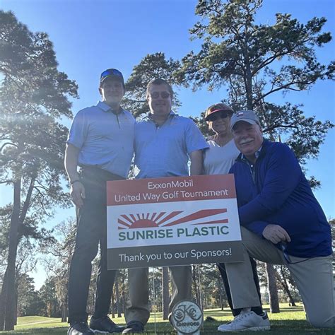 Sunrise Team Proud to Support & Attend ExxonMobil United Way Golf Tournament - Sunrise Plastic
