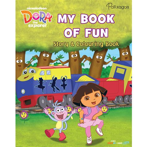 Dora the Explorer My Book of Fun Story & Colouring Book – Parragon ...