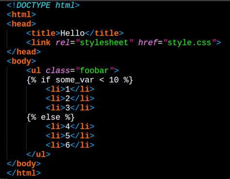 Django HTML Template Example 的图像结果