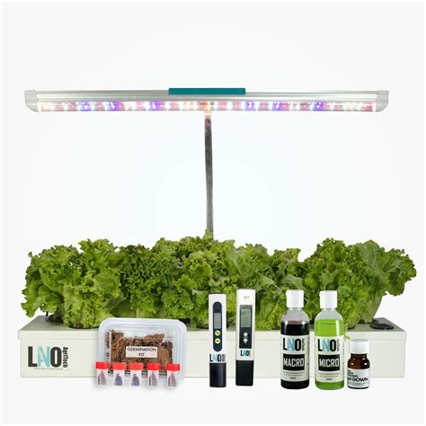 Lano AgriTech GrowKit Pro - Hydroponics Kit for Home Garden with 22W ...