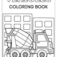 Colouring Vehicles Important Questions - Class 2 Colouring Book for Kids