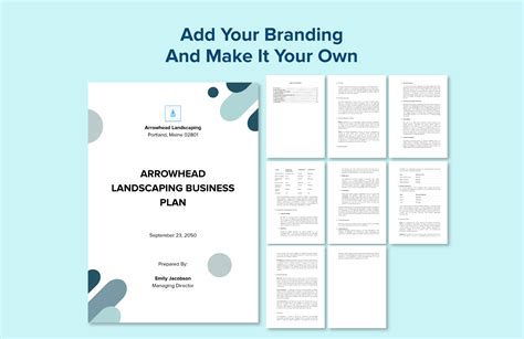 Sample Landscaping Business Plan Template in Word, PDF, Google Docs ...