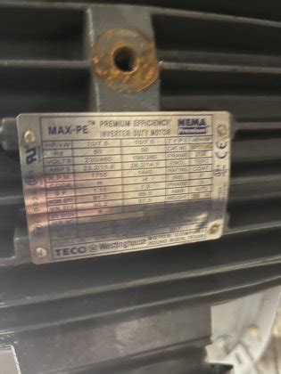 Twin City 42E4-TB Tube Axial Fan 42" 460V 10HP w NEMA Premium ...