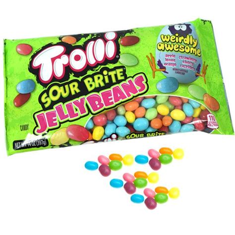 Trolli Sour Brite Jelly Beans 14oz Bag - candyheavenshop.com