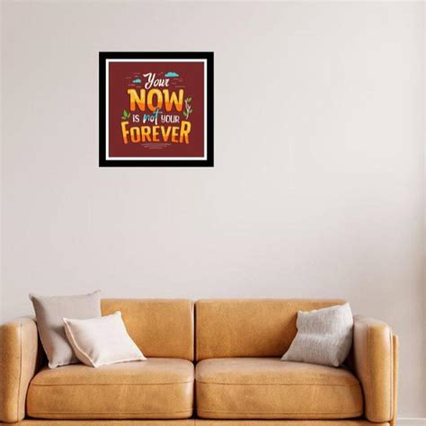 Determination Decor Quote Poster Acrylic Wall Art Frame | 12 x 12 inch ...
