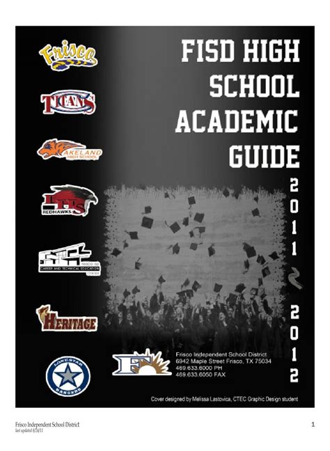 High School Academic Guide - Frisco ISD