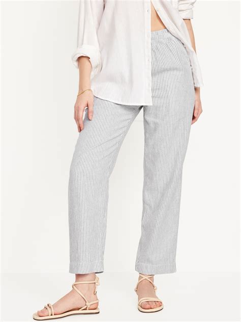 Petite Linen Pants for Women | Old Navy