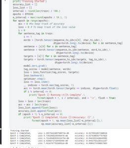 PyTorch LSTM Tutorial 的图像结果