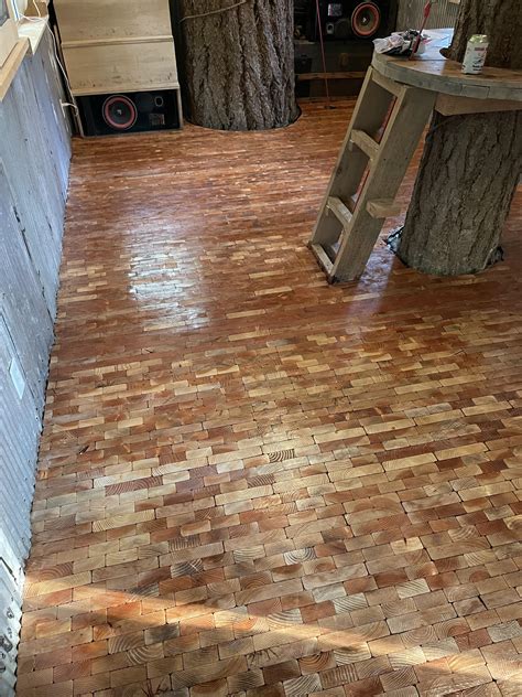 End Grain Hardwood Flooring