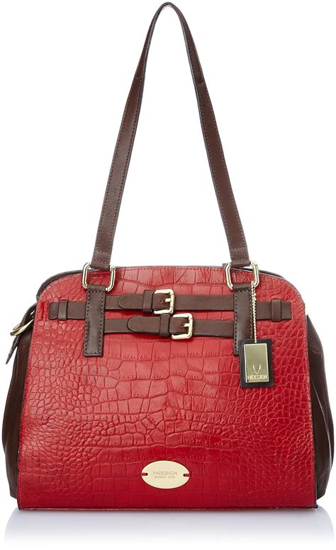 Hidesign Athena 01 Red Leather Hobo : Amazon.in: Shoes & Handbags