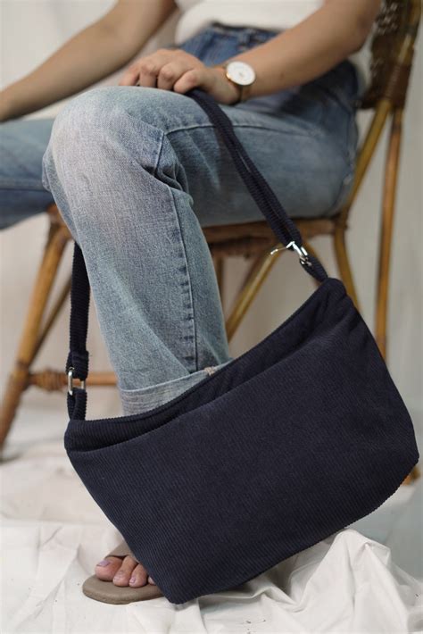 Minimalist Corduroy Sling Bag | Stylish & Practical Everyday Accessory ...