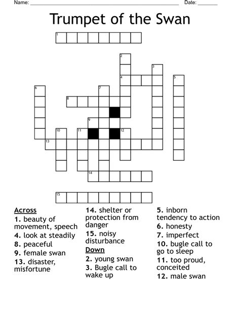 Trumpet of the Swan Crossword - WordMint