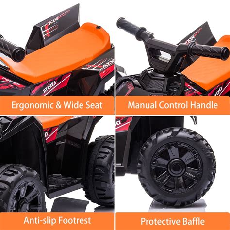 Buy iRerts Kids Ride on ATV, 6V Ride on Toys with One Button Start ...