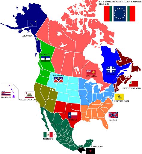 Disunited States Of America Map