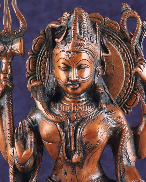 Brass Ardhanarishwara Statue - Lord Shiva and Goddess Parvati Sculptur ...