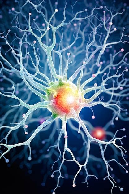 Premium AI Image | neurons brain Cell Network