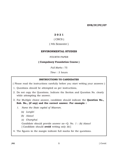 EVS IV FC 07 - EVS sample notes for revision - EVS/IV/FC/ 2 0 2 1 ...