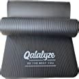 Qatalyze Extra Large and Thick NBR Yoga Mat for Men and Women (6 feet 2 ...
