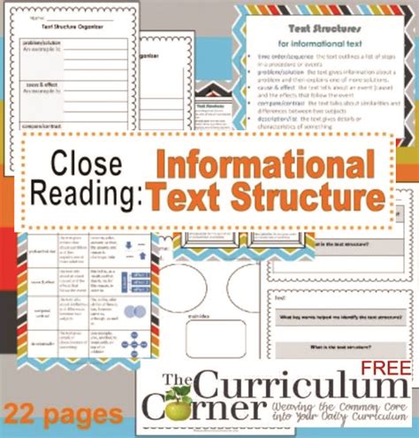 Informational Text Structures Chart 的图像结果