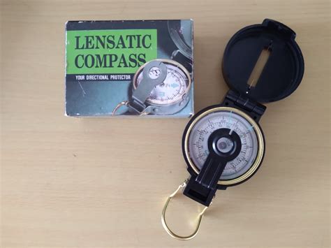 Image result for Using Lensatic Compass Tutorial