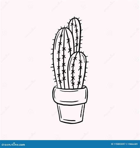 Simple Drawings Cactus Fruit