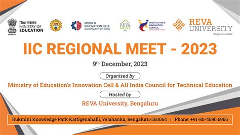 IIC Regional Meet 2023 | REVA University