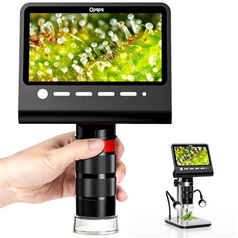 Portable Digital Microscope With 5" LCD Screen for Adults, Pocket ...