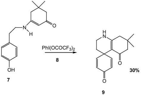 Spiro Cyclohexadienones from the Reaction of Phenolic Enaminone ...