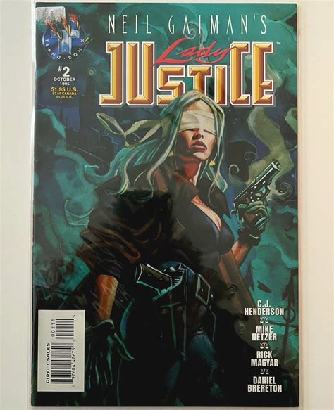 1995 Tekno Comics Lady Justice #2 Vintage Comic Books Neil Gaiman ...