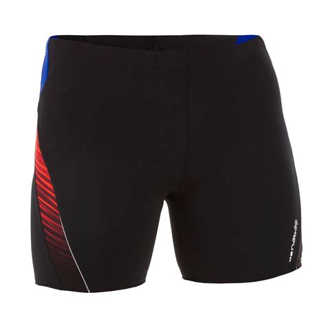 Men's Long Swimming Trunks Black / Blue / Yellow NABAIJI | Decathlon