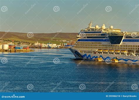 Aida Cruise Ship in Invergordon Editorial Stock Photo - Image of cruise ...