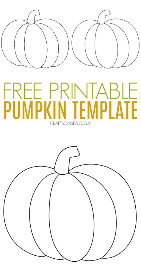 free printable pumpkin crafts