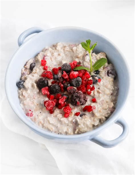 Overnight Oats with Frozen Fruit - Planted in the Kitchen