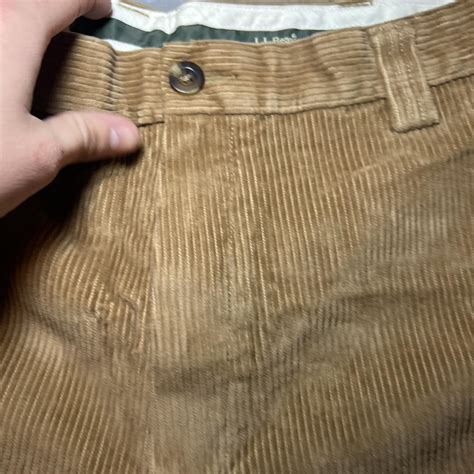 LL Bean Corduroy Pants Size 38 Classic Fit Men’s Tan - Depop