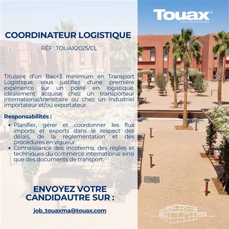 Touax Maroc recrute: plusieurs postes ouverts en 2025 ☆ ANAPEC Jobs