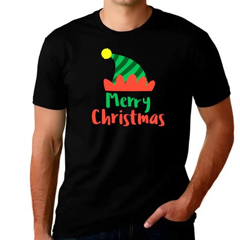 Funny Elf Hat Christmas Pajamas Plus Size Christmas Shirts Funny ...