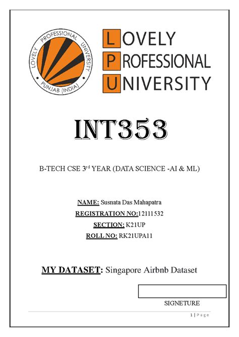 INT353 - EDA project - INT B-TECH CSE 3 rd YEAR (DATA SCIENCE - AI & ML ...