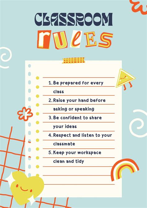 Image result for Classroom Rules Elementary Students