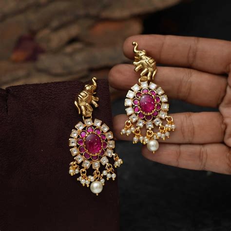 Madeeha Antique Designer Earrings