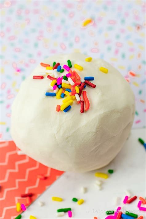 Edible Birthday Cake Play Dough Recipe - The Soccer Mom Blog